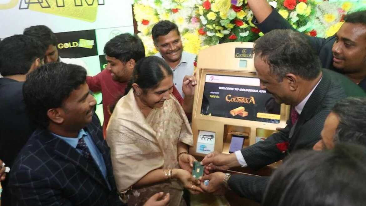 Goldsikka launches world’s first real time gold ATM in India