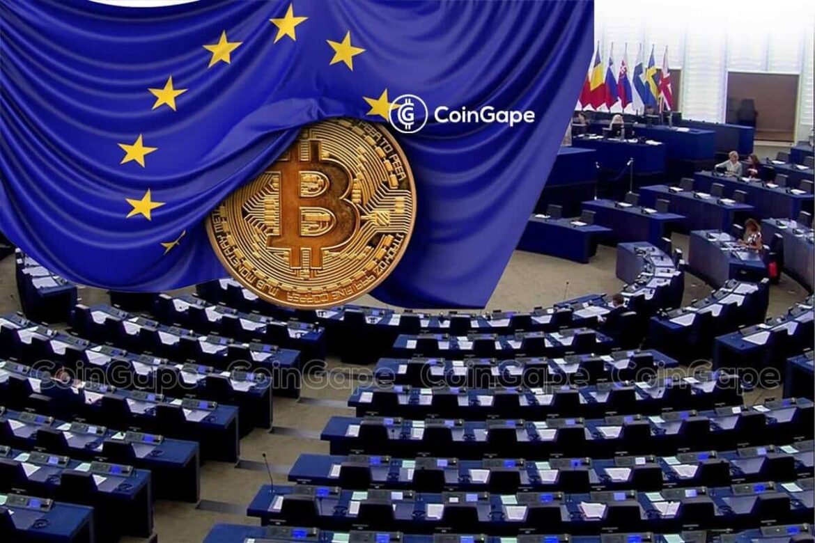 Just-In: EU Parliament Votes In To Regulate Crypto; Bitcoin Drops 2%